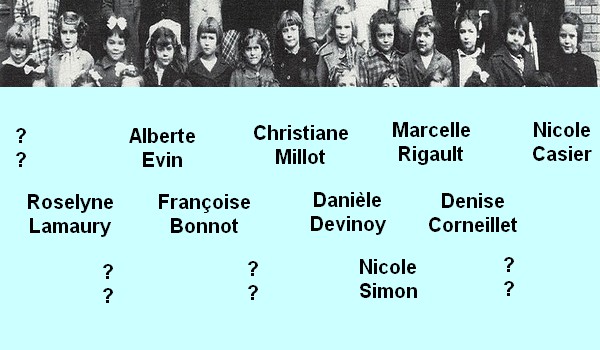 1951 1952 Buisson primaire rang 3 ID